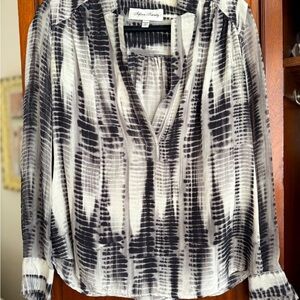 Alfani Women's Black and White Top